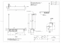 TOTO YHB63FB#EL 取扱説明書 商品図面 施工説明書 木製手すり 紙巻器一体型 棚一体タイプ(収納付） 商品図面1