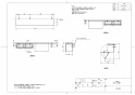 TOTO YHB63NB#EL 取扱説明書 商品図面 施工説明書 木製手すり 紙巻器一体型 棚タイプ(収納付） 商品図面1