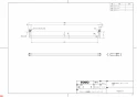 TOTO YHB801A#NRW 商品図面 天然木手すり61シリーズ 商品図面1
