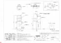 TOTO YKA15R 商品図面 ベビーチェア 平壁設置タイプ 商品図面1