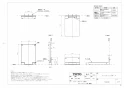 TOTO YKA41R 取扱説明書 商品図面 フィッティングボード 商品図面1