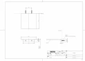 TOTO YKH50A 取扱説明書 商品図面 化粧棚 商品図面1