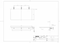 TOTO YKH51A 取扱説明書 商品図面 アルミ化粧棚 商品図面1