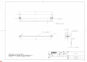 TOTO YT406S6R 取扱説明書 商品図面 施工説明書 タオル掛け 商品図面1