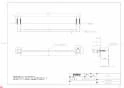 TOTO YT408S4R 取扱説明書 商品図面 施工説明書 タオル掛け 商品図面1