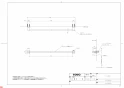 TOTO YT408S6R 取扱説明書 商品図面 タオル掛け 商品図面1