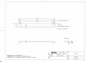 TOTO YT800S6 取扱説明書 商品図面 タオル掛け 商品図面1