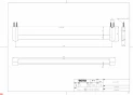 TOTO YT86S6 商品図面 タオル掛け メタル・ハード Sシリーズ 商品図面1