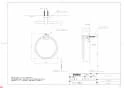 TOTO YTT406 取扱説明書 商品図面 施工説明書 タオルリング 商品図面1